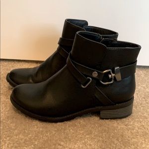 Black ankle boots